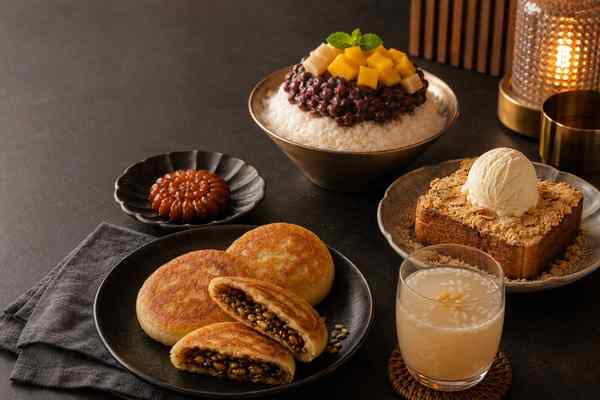 Korean sweets, fruit, and chilled drinks arranged as a calm finish to dinner.